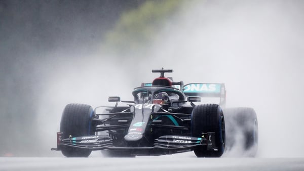 Lewis Hamilton excelled in the wet conditions