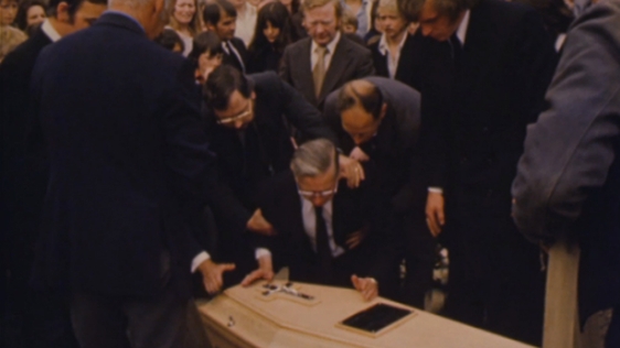 Fran O'Toole burial, 1975.