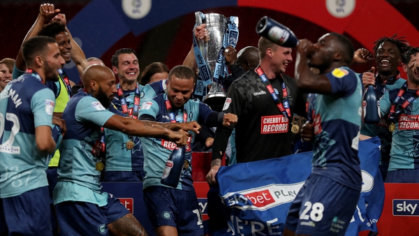 Wycombe Wanderers celebrate creating club history at Wembley