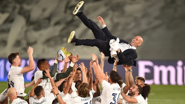 Zidane's Real Madrid clinches victory in Spanish league