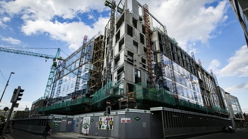 The site is operated by John Paul Construction on Townsend Street in Dublin (Pic: RollingNews.ie)