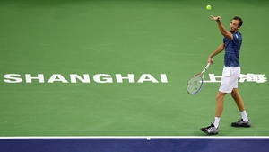 Daniil Medvedev last year's Shanghai Rolex Masters champion, during the final
