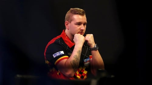 Dimitri Van Den Bergh is into the final in his first World Matchplay appearance