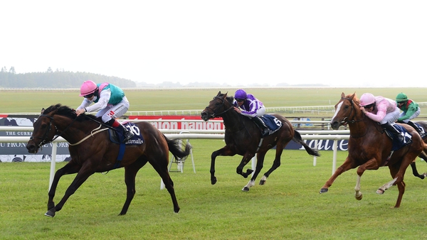 Siskin and Colin Keane lead the field home in the Irish 2,000 Guineas at the Curragh
