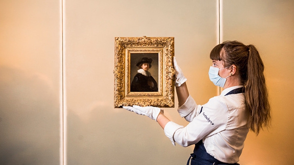 The painting went under the hammer at Sotheby's