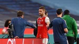 Mustafi suffered the injury against Manchester City