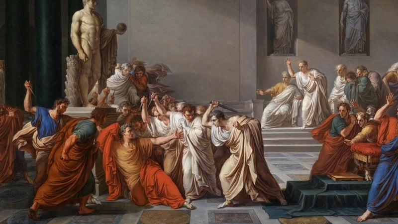 La mort de Cèsar (The Death of Julius Caesar) by Vincenzo Camuccini (1806). Photo: Wikipedia/Creative Commons