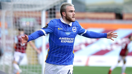 Aaron Connolly netted three Premier League goals in his debut camapaign in the top-flight
