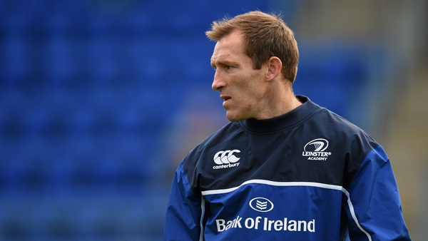 Shaun Berne in his coaching role with Leinster's academy in 2015