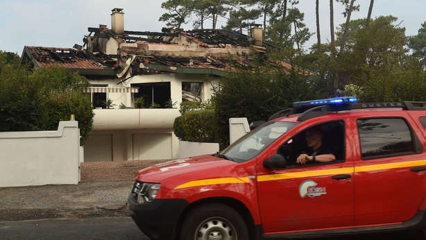 Home destroyed by fire