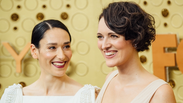 Sian Clifford (L) was awarded the Bafta for Female Performance In A Comedy Programme