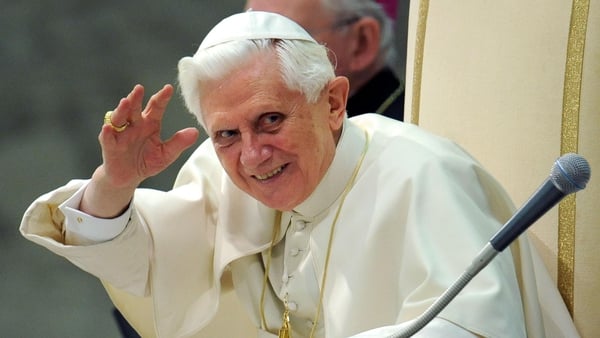 The former pontiff now lives in a small former monastery inside the Vatican