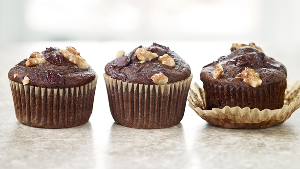 Chocolate banana muffins