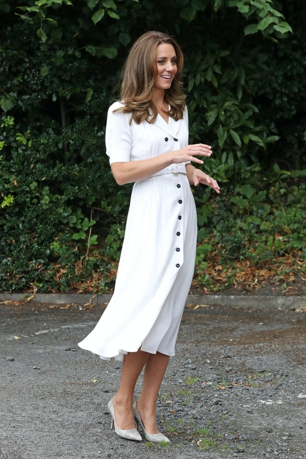 Duchess of on sale cambridge white dress