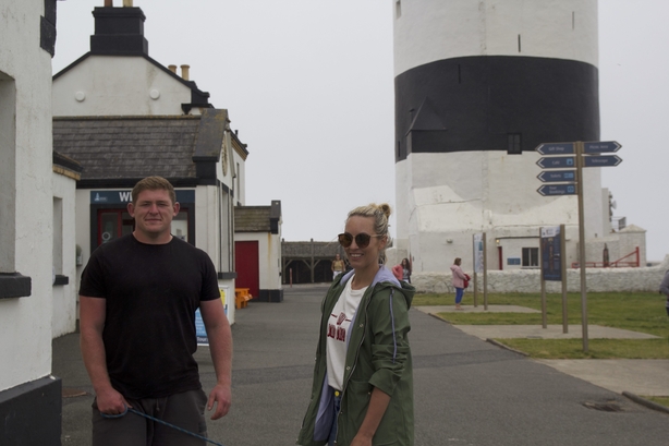 Tadhg Furlong and Kathryn Thomas