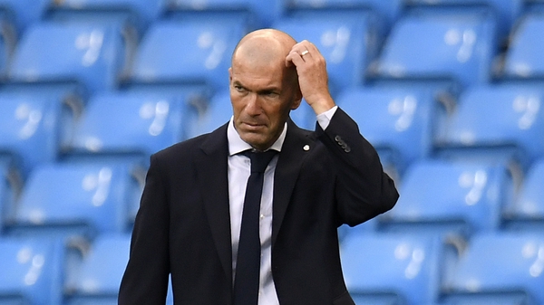 Zinedine Zidane feels let down by the Real Madrid board