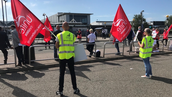 The union Unite has said the coronavirus restrictions have left the aviation industry in an 'unprecedented crisis'