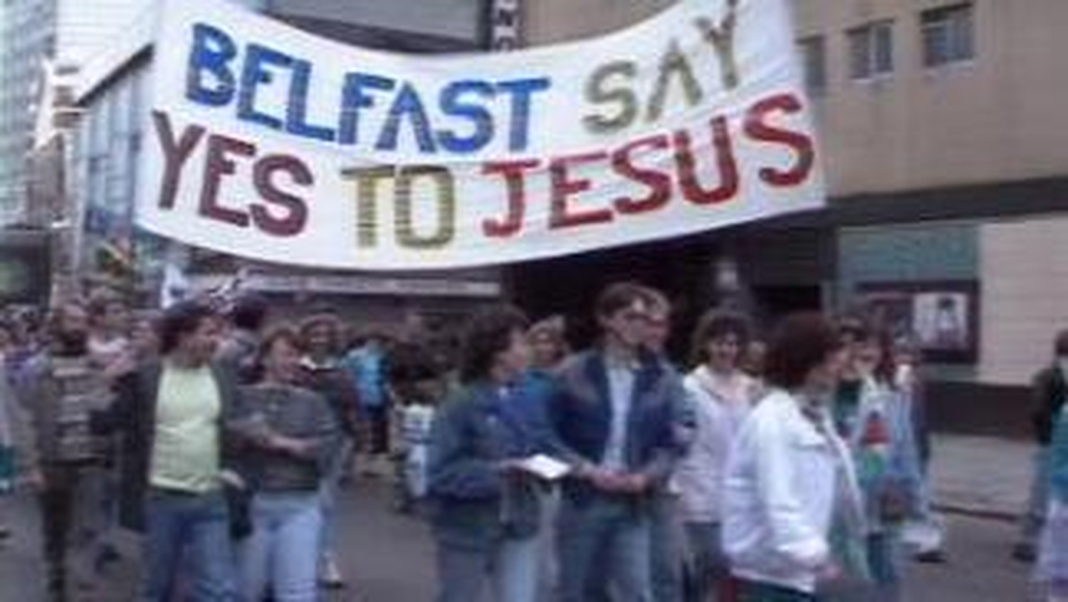 RTÉ Archives | Collections | March In Belfast For Jesus