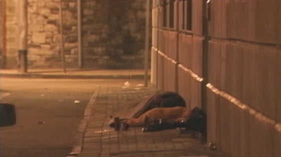 Rough sleeper, Dublin city centre (2005)