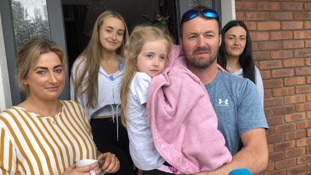 Patrick Oliver with his family