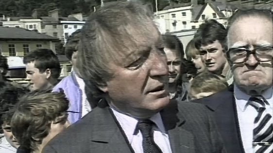 Charles Haughey in Cobh (1985)