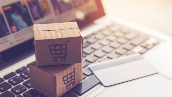 Online purchases surged 37.2% in March, new Eurostat figures show today