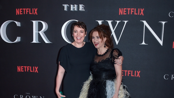 (L-R) Olivia Colman and Helena Bonham Carter - Reprising their roles as Britain's Queen Elizabeth II and Princess Margaret respectively