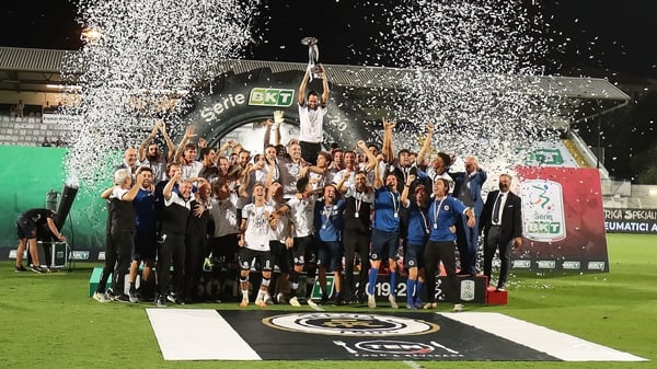 Manager Vincenzo Italiano secured Spezia promotion in his first season in charge