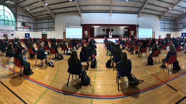 St Leo's College in Carlow welcomed first-year students