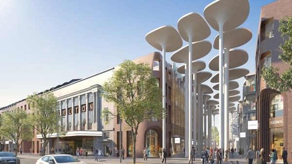 An artist's impression of the new regeneration project in Dublin's north inner-city known as Dublin Central