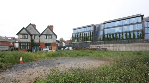 The O'Rahilly house before it was demolished