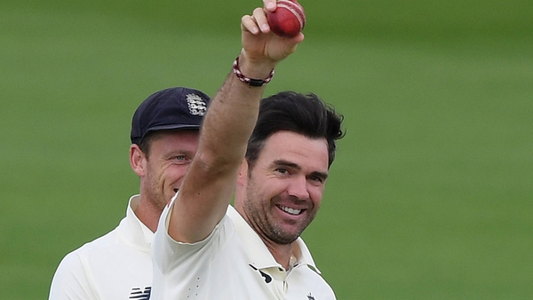 James Anderson claimed his 600th wicket