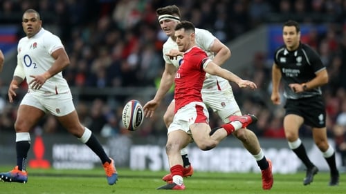 Williams in action against England in this year's Six Nations