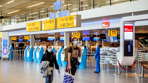 Royal Schiphol Group said it had seen a 62% drop in passenger traffic from the same time a year ago