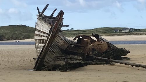 Bád Eddie at Gaoth Dobhair in Donegal, where it first landed back in 1977