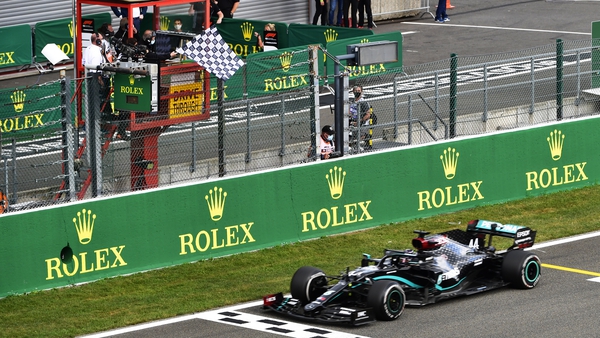 Lewis Hamilton secured his fifth victory of the season