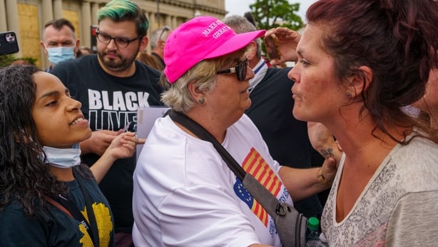 Protesters clash in Kenosha