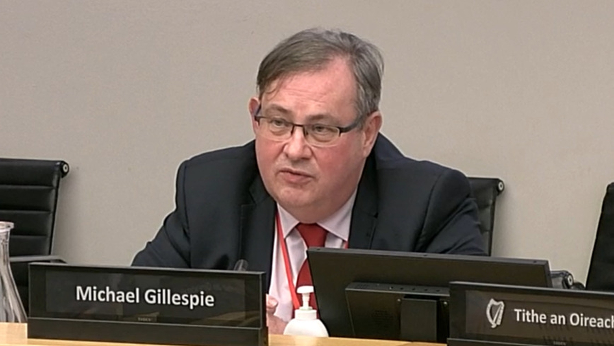 TUI General Secretary, Michael Gillespie