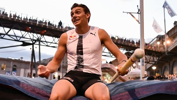 Armand Duplantis and Sam Kendricks took part in a memorable duel in Lausanne city centre on Wednesday evening