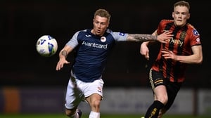 Jesse Devers in action for Sligo Rovers during the 2020 campaign