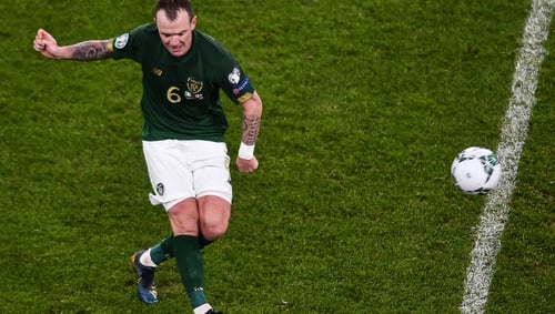 Glenn Whelan is currently on 91 caps for the Republic of Ireland