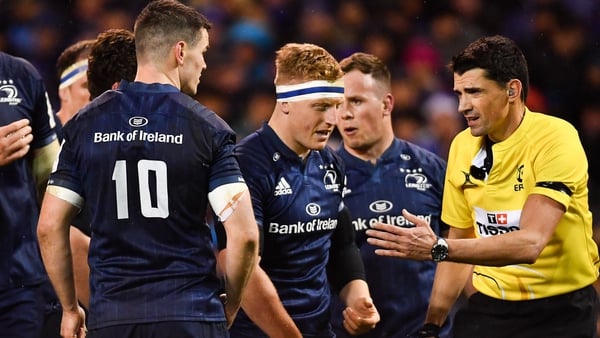 Pascal Gauzère last refereed Leinster in 2018 against Bath