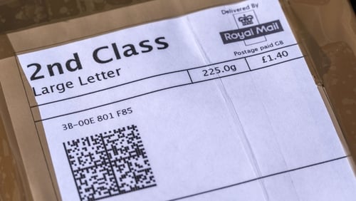 qr code label royal mail