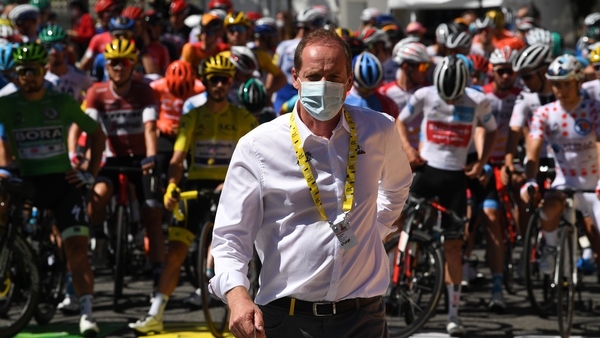 Tour de France director Christian Prudhomme is one of the individuals to test positive for coronavirus