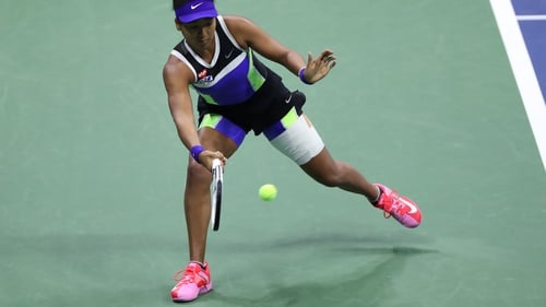 Naomi Osaka landed just 47% of her first serves in her win over Shelby Rogers