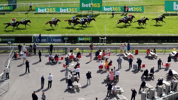Racegoers attending Wednesday's St Leger meeting at Doncaster