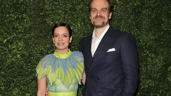 Lily Allen and David Harbour