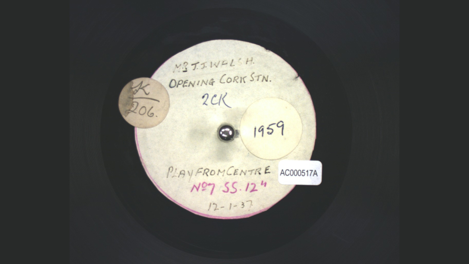 RTÉ Archives Collections Opening Of Cork Radio Station