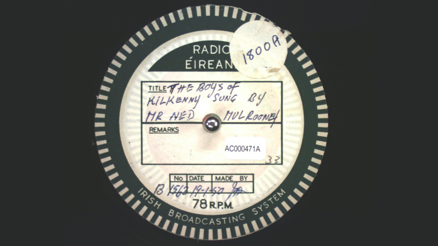 RTÉ Archives Collections Kilkenny The Boys Of Kilkenny