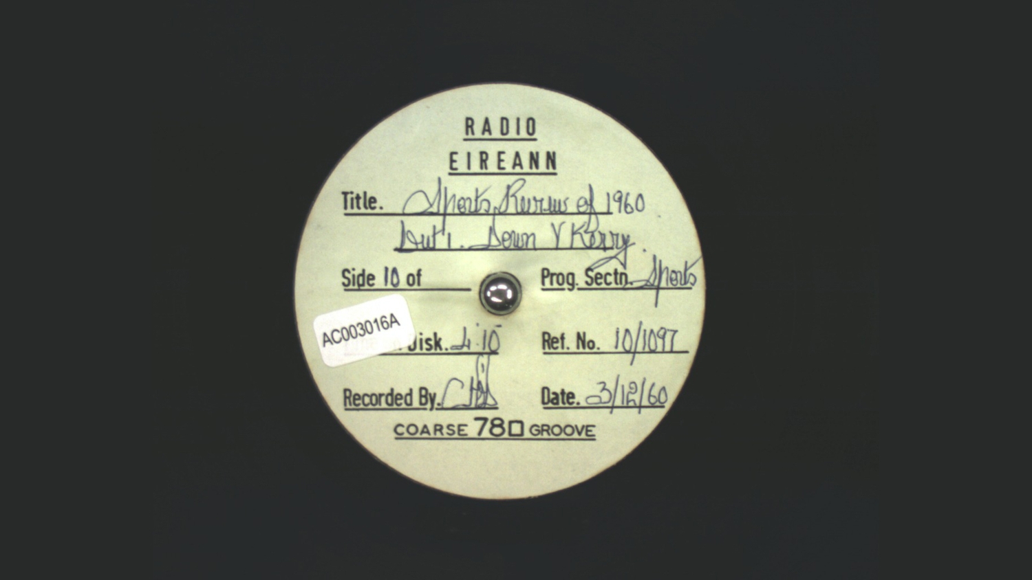 RTÉ Archives Collections Sports Review 1960 AllIreland Football